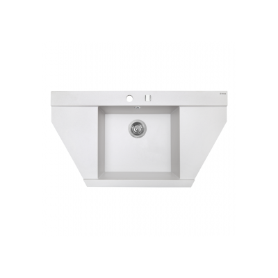Мойка кухонная гранитная Perfelli MAJESTIC TGM 125-96 WHITE Мойка кухонная гранитная Perfelli MAJESTIC TGM 125-96 WHITE