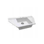 Мойка кухонная гранитная Perfelli MAJESTIC TGM 125-96 WHITE Мойка кухонная гранитная Perfelli MAJESTIC TGM 125-96 WHITE