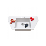 Мойка кухонная гранитная Perfelli MAJESTIC TGM 125-96 WHITE Мойка кухонная гранитная Perfelli MAJESTIC TGM 125-96 WHITE