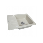 Мойка кухонная гранитная Perfelli PICCOLO PGP 134-58 LIGHT BEIGE Мойка кухонная гранитная Perfelli PICCOLO PGP 134-58 LIGHT BEIGE