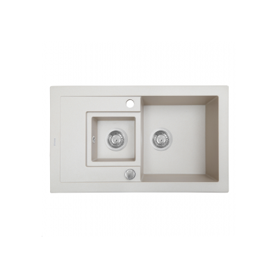 Мойка кухонная гранитная Perfelli PIERRA PGP 536-78 LIGHT BEIGE Мойка кухонная гранитная Perfelli PIERRA PGP 536-78 LIGHT BEIGE