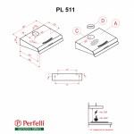 Вытяжка плоская Perfelli PL 511 I Вытяжка плоская Perfelli PL 511 I