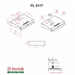 Вытяжка плоская Perfelli PL 6117 W Вытяжка плоская Perfelli PL 6117 W