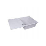 Мойка кухонная гранитная Perfelli RIVIERA PGR 114-86 WHITE Мойка кухонная гранитная Perfelli RIVIERA PGR 114-86 WHITE