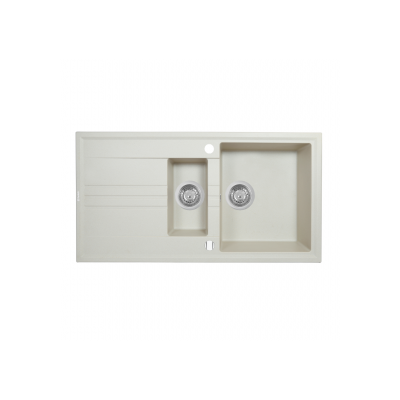 Мойка кухонная гранитная Perfelli SANTINO PGS 516-96 LIGHT BEIGE