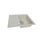 Мойка кухонная гранитная Perfelli SILVE PGS 134-64 LIGHT BEIGE Мойка кухонная гранитная Perfelli SILVE PGS 134-64 LIGHT BEIGE
