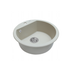 Мойка кухонная гранитная Perfelli SONNO RGS 105-51 LIGHT BEIGE Мойка кухонная гранитная Perfelli SONNO RGS 105-51 LIGHT BEIGE