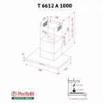 Вытяжка декоративная Т-образная Perfelli T 6612 A 1000 I LED Вытяжка декоративная Т-образная Perfelli T 6612 A 1000 I LED
