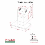 Вытяжка декоративная Т-образная Perfelli T 9612 A 1000 I LED Вытяжка декоративная Т-образная Perfelli T 9612 A 1000 I LED