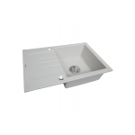 Мойка кухонная гранитная Perfelli TINO PGT 134-66 WHITE