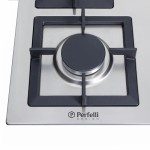 Поверхность газовая на металле Perfelli HGM 6430 INOX SLIM LINE Поверхность газовая на металле Perfelli HGM 6430 INOX SLIM LINE