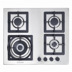 Поверхность газовая на металле Perfelli HGM 6440 INOX SLIM LINE Поверхность газовая на металле Perfelli HGM 6440 INOX SLIM LINE