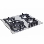 Поверхность газовая на металле Perfelli HGM 6440 INOX SLIM LINE Поверхность газовая на металле Perfelli HGM 6440 INOX SLIM LINE