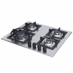 Поверхность газовая на металле Perfelli HGM 6440 INOX SLIM LINE Поверхность газовая на металле Perfelli HGM 6440 INOX SLIM LINE
