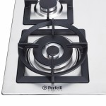 Поверхность газовая на металле Perfelli HGM 6440 INOX SLIM LINE Поверхность газовая на металле Perfelli HGM 6440 INOX SLIM LINE
