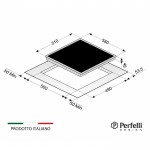Поверхность стеклокерамическая Perfelli design HVC 6110 BL Поверхность стеклокерамическая Perfelli design HVC 6110 BL