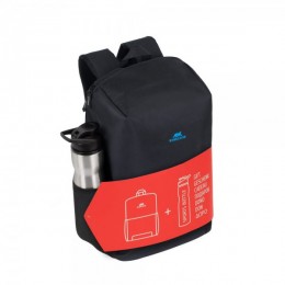 Комплект Рюкзак для ноутбука 15.6", серія "Regent" + спортивна пляшка 750 ml RIVACASE 8068 (Black) Bundle