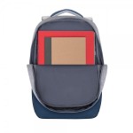 Рюкзак для ноутбука 17.3", колекція "Prater" RIVACASE 7567 (Grey/ Dark Blue) Рюкзак для ноутбука 17.3", колекція "Prater" RIVACASE 7567 (Grey/ Dark Blue)