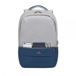 Рюкзак для ноутбука 17.3", колекція "Prater" RIVACASE 7567 (Grey/ Dark Blue) Рюкзак для ноутбука 17.3", колекція "Prater" RIVACASE 7567 (Grey/ Dark Blue)