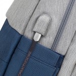 Рюкзак для ноутбука 17.3", колекція "Prater" RIVACASE 7567 (Grey/ Dark Blue) Рюкзак для ноутбука 17.3", колекція "Prater" RIVACASE 7567 (Grey/ Dark Blue)