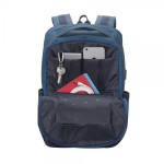 Рюкзак для ноутбука 15.6" RIVACASE 7767 (Steel blue/aquamarine) Рюкзак для ноутбука 15.6" RIVACASE 7767 (Steel blue/aquamarine)