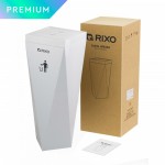 Відро для сміття з поворотною кришкою RIXO WB060W Solido 60л, метал білий Відро для сміття з поворотною кришкою RIXO WB060W Solido 60л, метал білий
