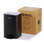Ведро для мусора с педалью RIXO PB713B Solido 13 л Черный Ведро для мусора с педалью RIXO PB713B Solido 13 л Черный