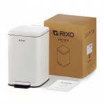 Ведро для мусора с педалью RIXO PB713W Solido 13 л Белый Ведро для мусора с педалью RIXO PB713W Solido 13 л Белый