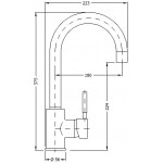 Смеситель для кухонной мойки GENEBRE 65203 TAU-203