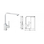 Смеситель для кухни GENEBRE FRK63401 Kenjo Смеситель для кухни GENEBRE FRK63401 Kenjo