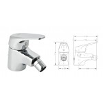 Смеситель для биде GENEBRE 60140 Ge2 Смеситель для биде GENEBRE 60140 Ge2
