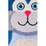 Коврик для ванной PHP 1718 MicioMicio 65х85 см Blue Коврик для ванной PHP 1718 MicioMicio 65х85 см Blue