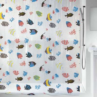 Шторка для ванной Spirella Fish 180x200 см Шторка для ванной Spirella Fish 180x200 см