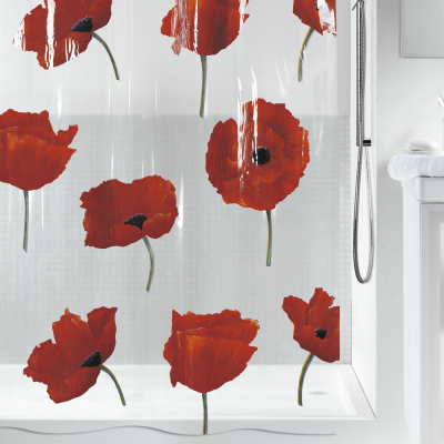 Шторка для ванной Spirella Poppy 180x200 см Шторка для ванной Spirella Poppy 180x200 см
