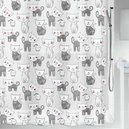 Шторка для ванной Spirella Mizzy 180x200 см Шторка для ванной Spirella Mizzy 180x200 см