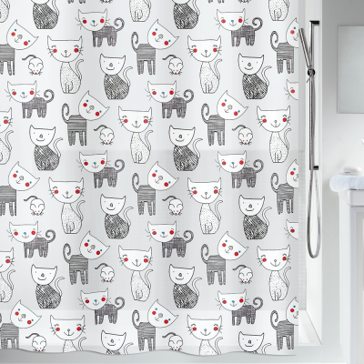 Шторка для ванной Spirella Mizzy 180x200 см Шторка для ванной Spirella Mizzy 180x200 см