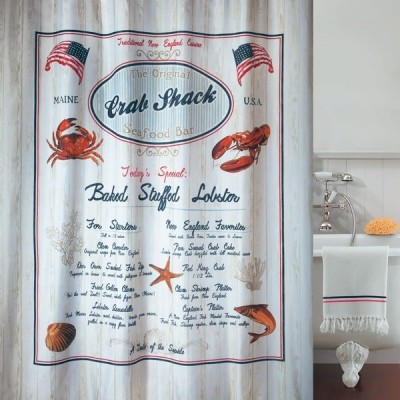 Шторка для ванной Spirella Crab Snack 180x200 см Шторка для ванной Spirella Crab Snack 180x200 см