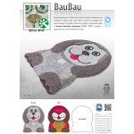 Коврик для ванной PHP 1715 BauBau 65х80 см Red Коврик для ванной PHP 1715 BauBau 65х80 см Red