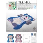 Коврик для ванной PHP 1718 MicioMicio 65х85 см Blue Коврик для ванной PHP 1718 MicioMicio 65х85 см Blue