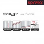 Шторка для ванної з поліестеру Spirella 10.14418 RAYA 180x200cm White Шторка для ванної з поліестеру Spirella 10.14418 RAYA 180x200cm White