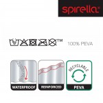 Шторка для ванної з PEVA Spirella 10.20155 BIO 180x200cm Blue Claier Шторка для ванної з PEVA Spirella 10.20155 BIO 180x200cm Blue Claier