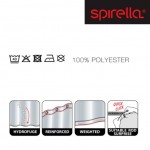 Шторка для ванної Spirella 10.19295 Maya 180x200 см Шторка для ванної Spirella 10.19295 Maya 180x200 см