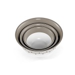 Набор Stefanplast 55200 Tosca из трех мисок с крышками (Ø 19, 23, 29 cm) коричневый Набор Stefanplast 55200 Tosca из трех мисок с крышками (Ø 19, 23, 29 cm) коричневый