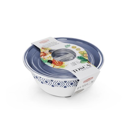 Набор Stefanplast 55201 Tosca из трех мисок с крышками (Ø 19, 23, 29 cm) голубой Набор Stefanplast 55201 Tosca из трех мисок с крышками (Ø 19, 23, 29 cm) голубой