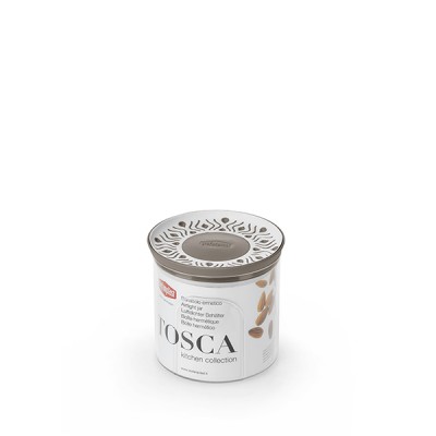 Емкость для хранения продуктов Stefanplast 55400 Tosca 0,7 коричневая круглая