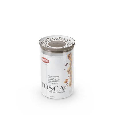 Емкость для хранения продуктов Stefanplast 55450 Tosca 1,2 коричневая круглая Емкость для хранения продуктов Stefanplast 55450 Tosca 1,2 коричневая круглая