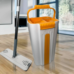 Комплект швабра з відром та віджимом Scratch housework 10 л Помаранчевий (НА-371) Комплект швабра з відром та віджимом Scratch housework 10 л Помаранчевий (НА-371)