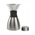 Кофеварка портативная 1,1 л ASOBU Pourover PO300 silver-black Кофеварка портативная 1,1 л ASOBU Pourover PO300 silver-black