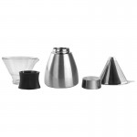 Кофеварка портативная 1,1 л ASOBU Pourover PO300 silver-black Кофеварка портативная 1,1 л ASOBU Pourover PO300 silver-black