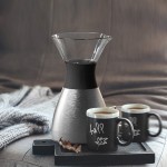 Кофеварка портативная 1,1 л ASOBU Pourover PO300 silver-black Кофеварка портативная 1,1 л ASOBU Pourover PO300 silver-black